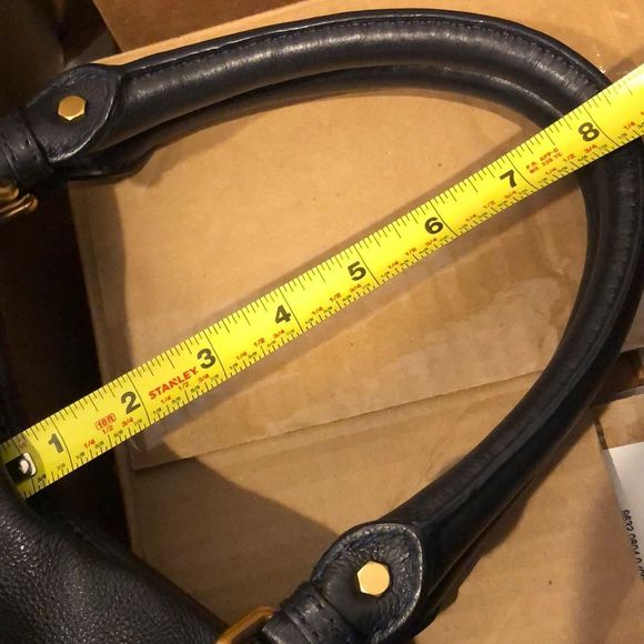 MARC JACOBS Black Satchel Crossbody B/W Logo Interior Lining Brass Hardware - Picture 5 of 16